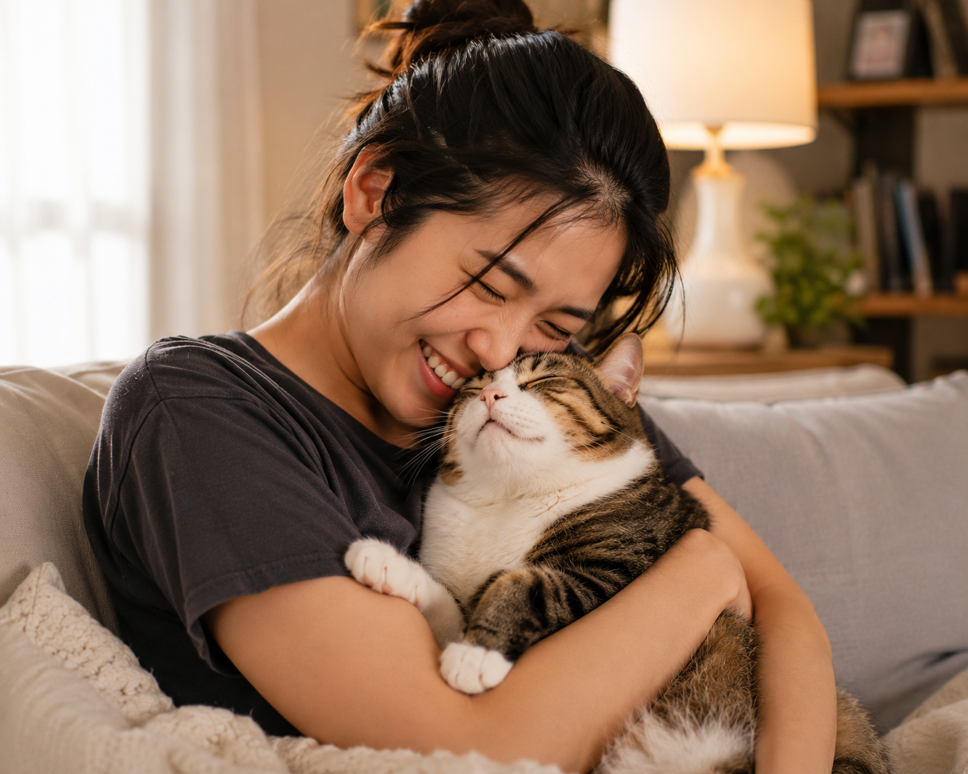 Mitos atau Fakta? Apakah Kucing Bisa Merasakan Saat Kita Sedang Sangat Bahagia?