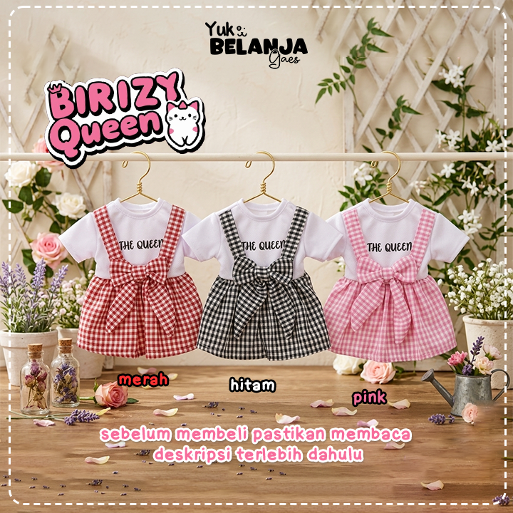 Queen Birizy Baju Kucing Lucu Murah Dress Kucing Baju Anjing Kecil Anabul Lucu Nyaman Terlaris!