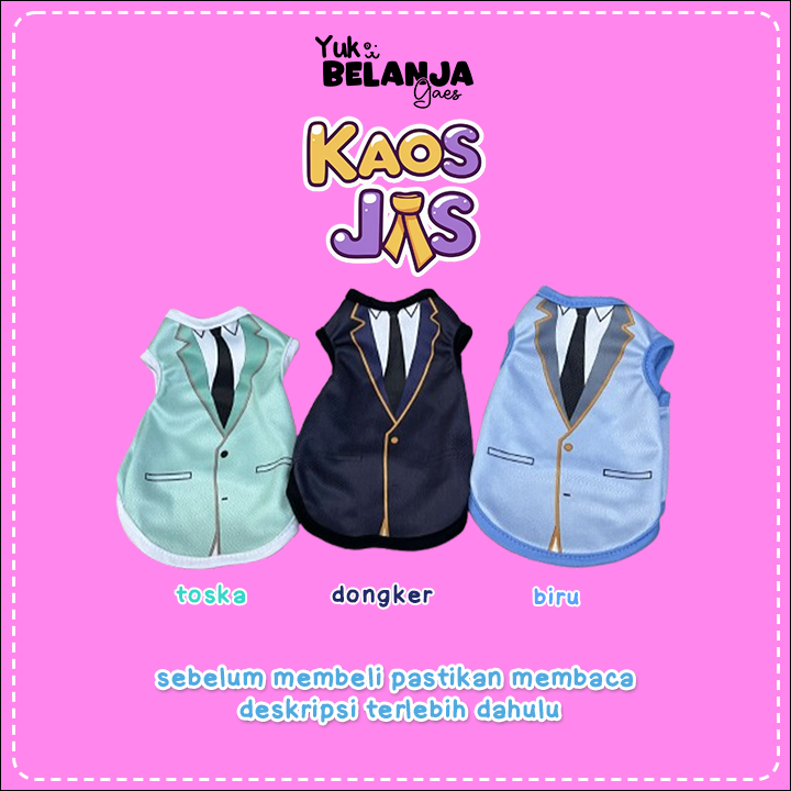 Baju Kucing Bahan Poliester Kaos Jas Tank / Baju Kucing Lucu Nyaman Terlaris!