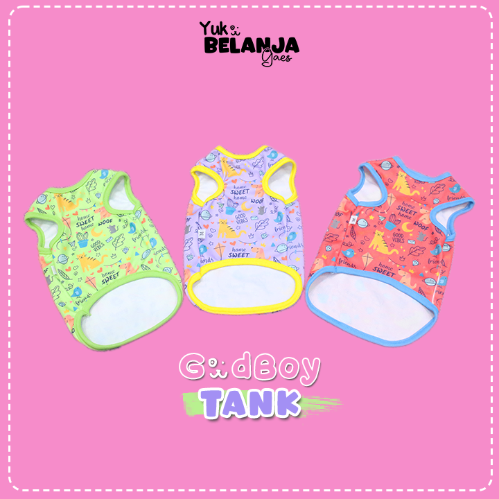 Baju Kucing Goodboy Tank Series Anabul Imut / Baju Kucing Lucu Terlaris!