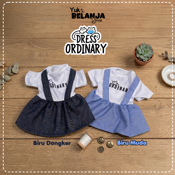 Dress Ordinary Baju Kucing Lucu Murah Series / Baju Kucing Lucu Nyaman Terlaris!