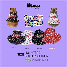 Baju Sugar Glider / Hamster Dress Sup-me Series / bahan nyaman size XXS dan XXXS!